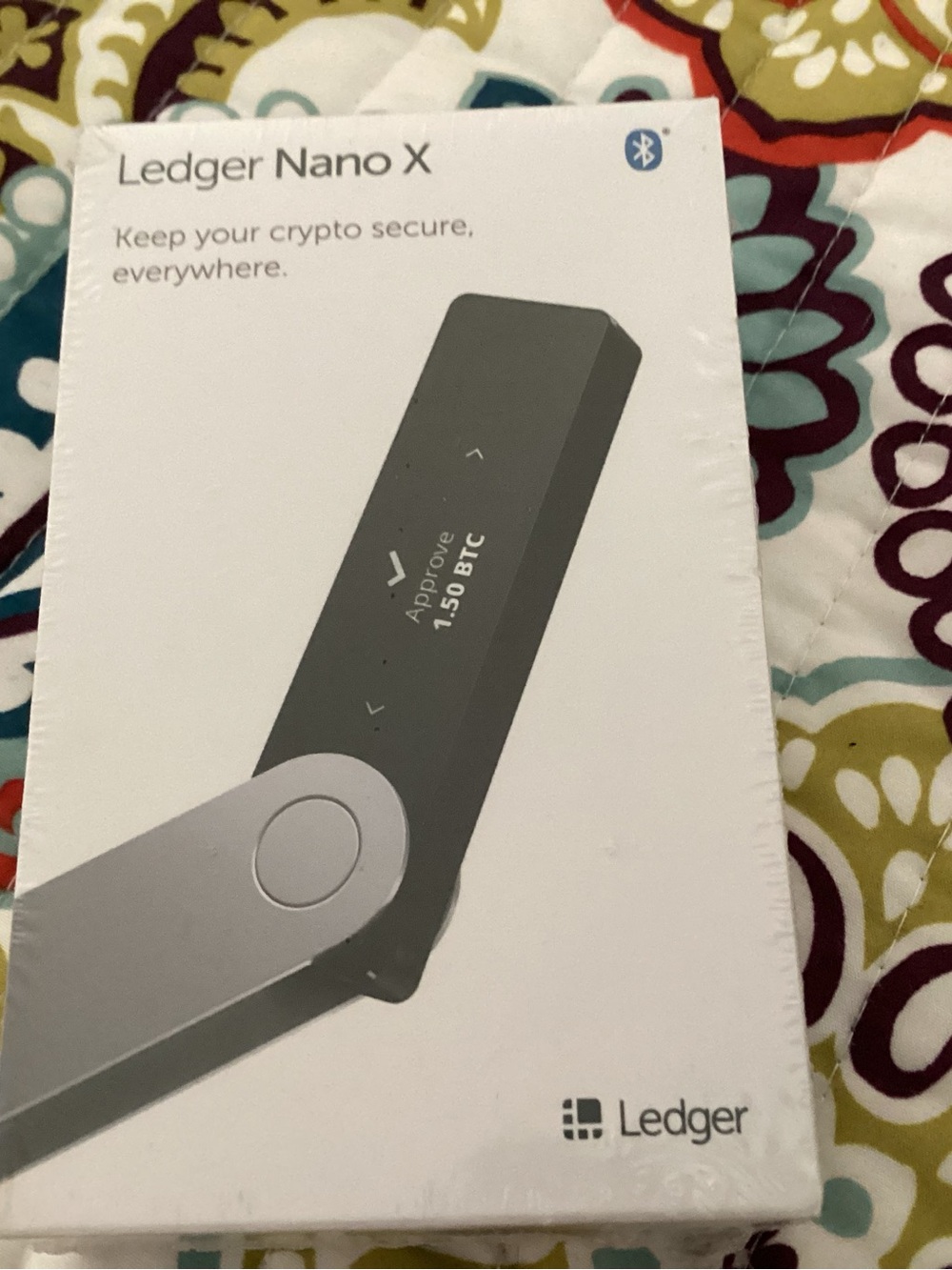 Ledger Nano X Wallet — White with Silver Accents